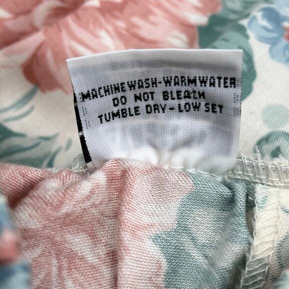 Alfred Dunner Floral Elastic Waist Pleated Flowy Cottage Boho Vintage Skirt 12 - Picture 5 of 7